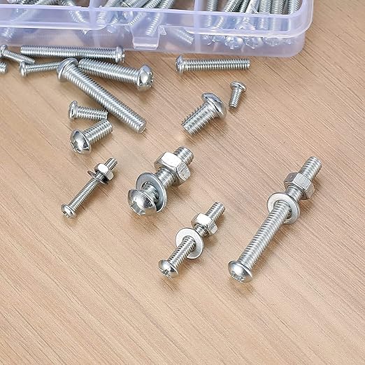 1080-Piece Metric Screw, Nut & Washer Assortment (M3-M6)